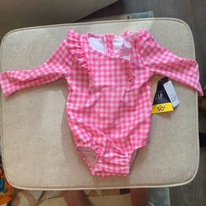NWT gap one piece zipper swimsuit